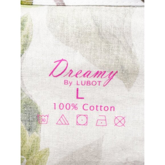 LUBOT 100% Cotton Pajamas for Women 2 Piece PJ Set L - Picture 10 of 13